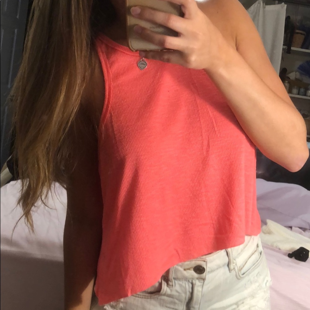 FREE PEOPLE NEON PINK TANK✨